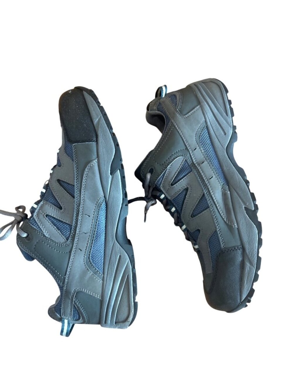 Worx Red Wing Safety Toe Work Shoes Sneakers Gray Blue Men's 14W2 EH Lightweight - Picture 6 of 11